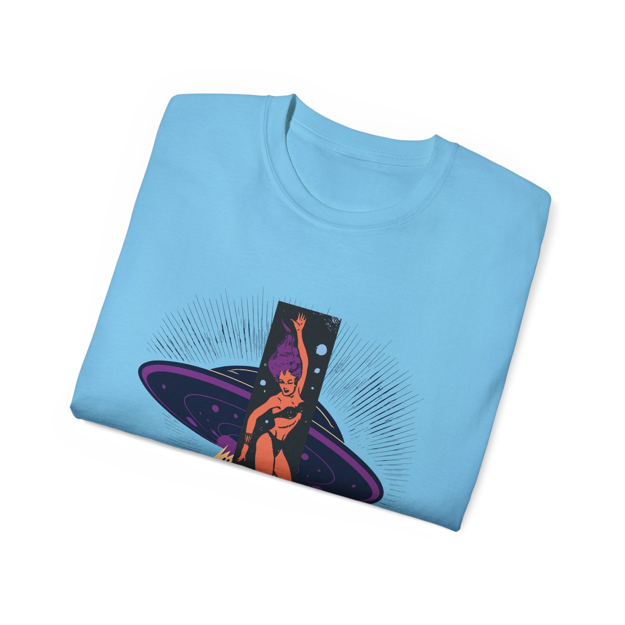 Space Warrior - Unisex Cotton Tee (Front) - Damned Threads